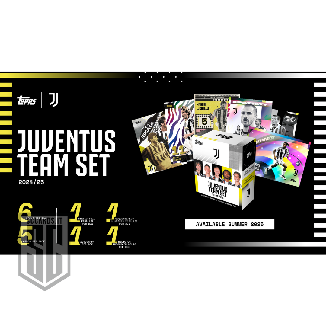 Pre-Order Topps Juventus Premium Team Set Box 2024/25-SEALED CASE-(20 Box)