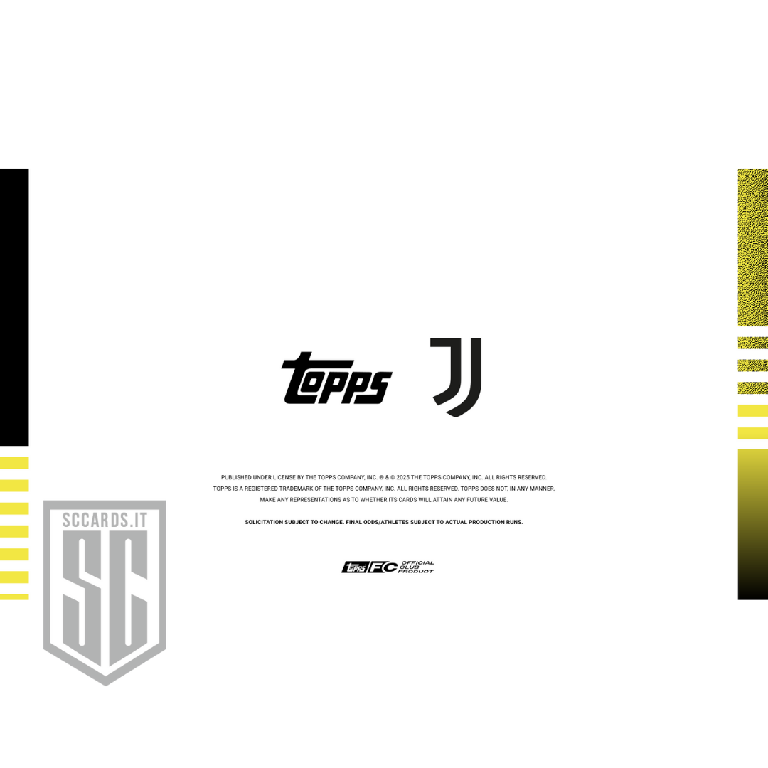 Pre-Order Topps Juventus Premium Team Set Box 2024/25-SEALED CASE-(20 Box)