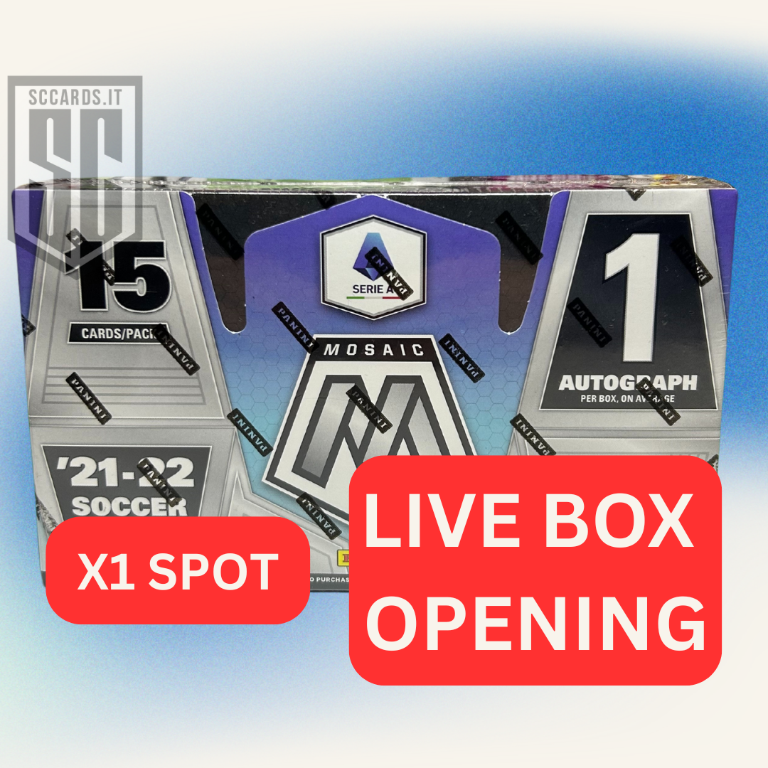 Panini Mosaic Serie A Hobby Box x1 Spot Opening Live