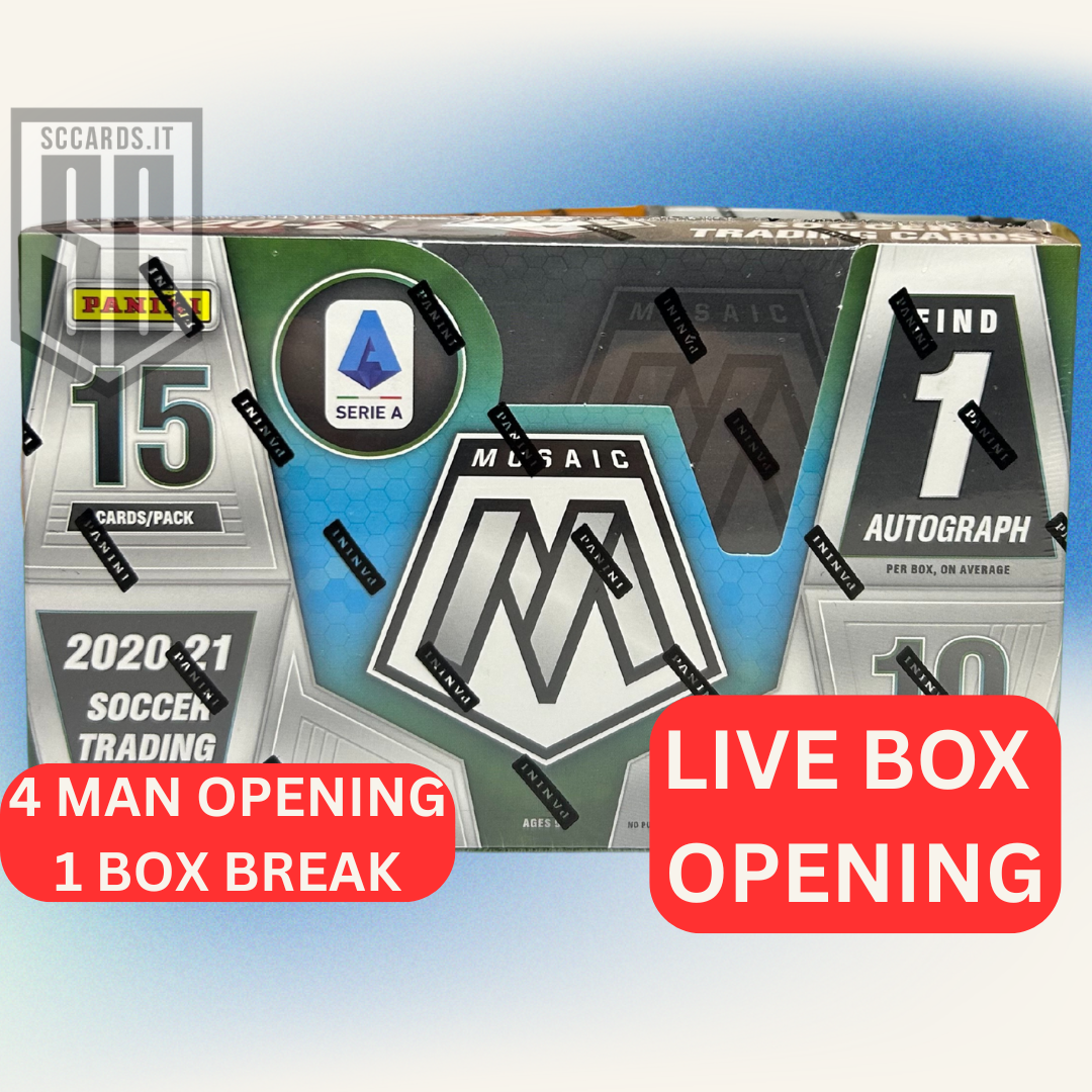Panini Mosaic Serie A Hobby Box 2020/21 x1 4 Man Opening