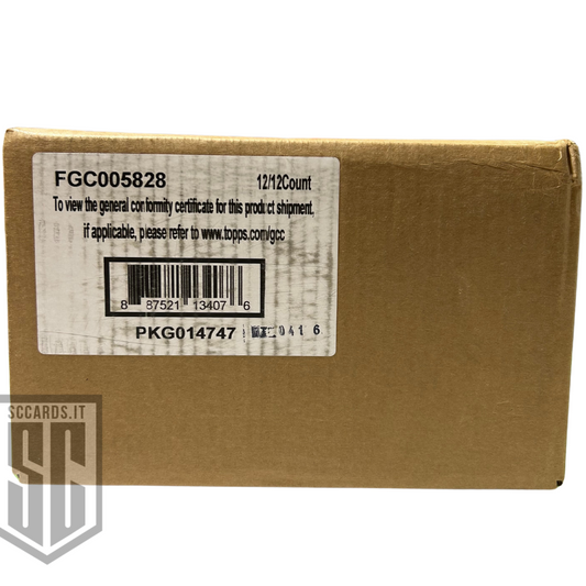 Topps Chrome NFL Hobby Box 2023/24-SEALED CASE-(12 Box)