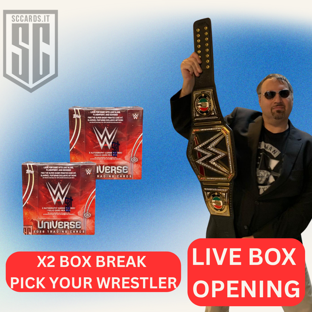 #9 X2 Box Opening-Topps Universe WWE 2026- Pick Your Wrestler- 17 Settembre 20:30