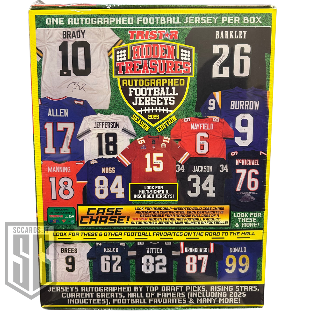 Tristar Hidden Treasure Autographed Football Jersey Box 2025
