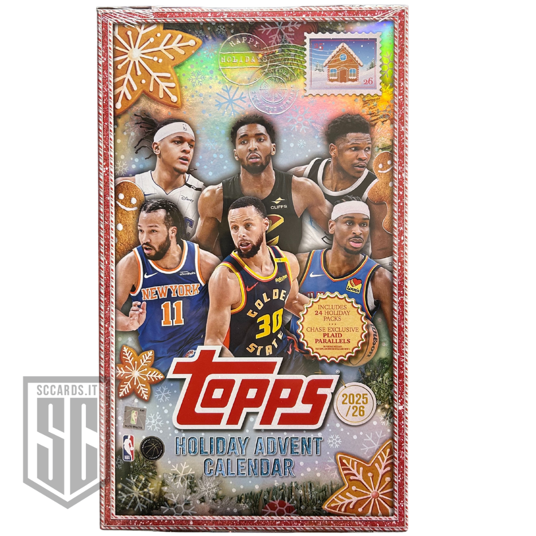 Topps Nba Basketball Holiday Advent Calendar Box 2025/26