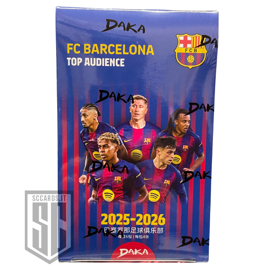 Daka FC Barcelona Top Audience Hobby Box 2025/26-SEALED CASE-(20 BOX)
