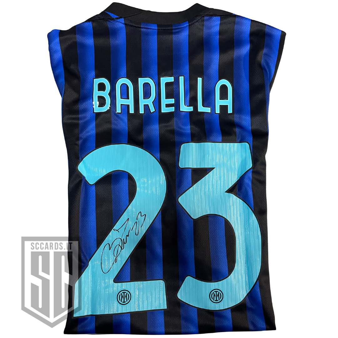 Nicolo Barella FC Internazionale Milano 2025/26 Signed Jersey
