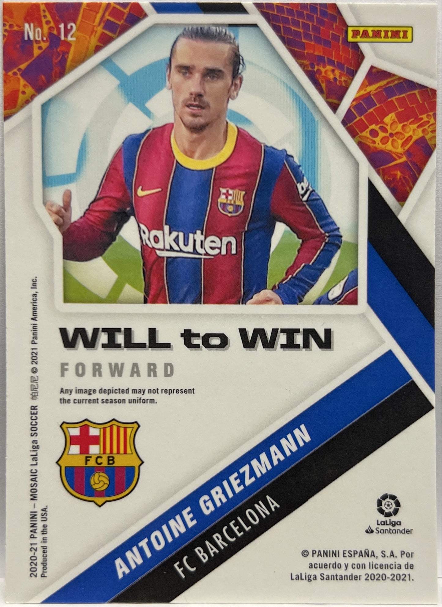 Mancolista-Will To Win-Panini Mosaic La Liga 2020/21