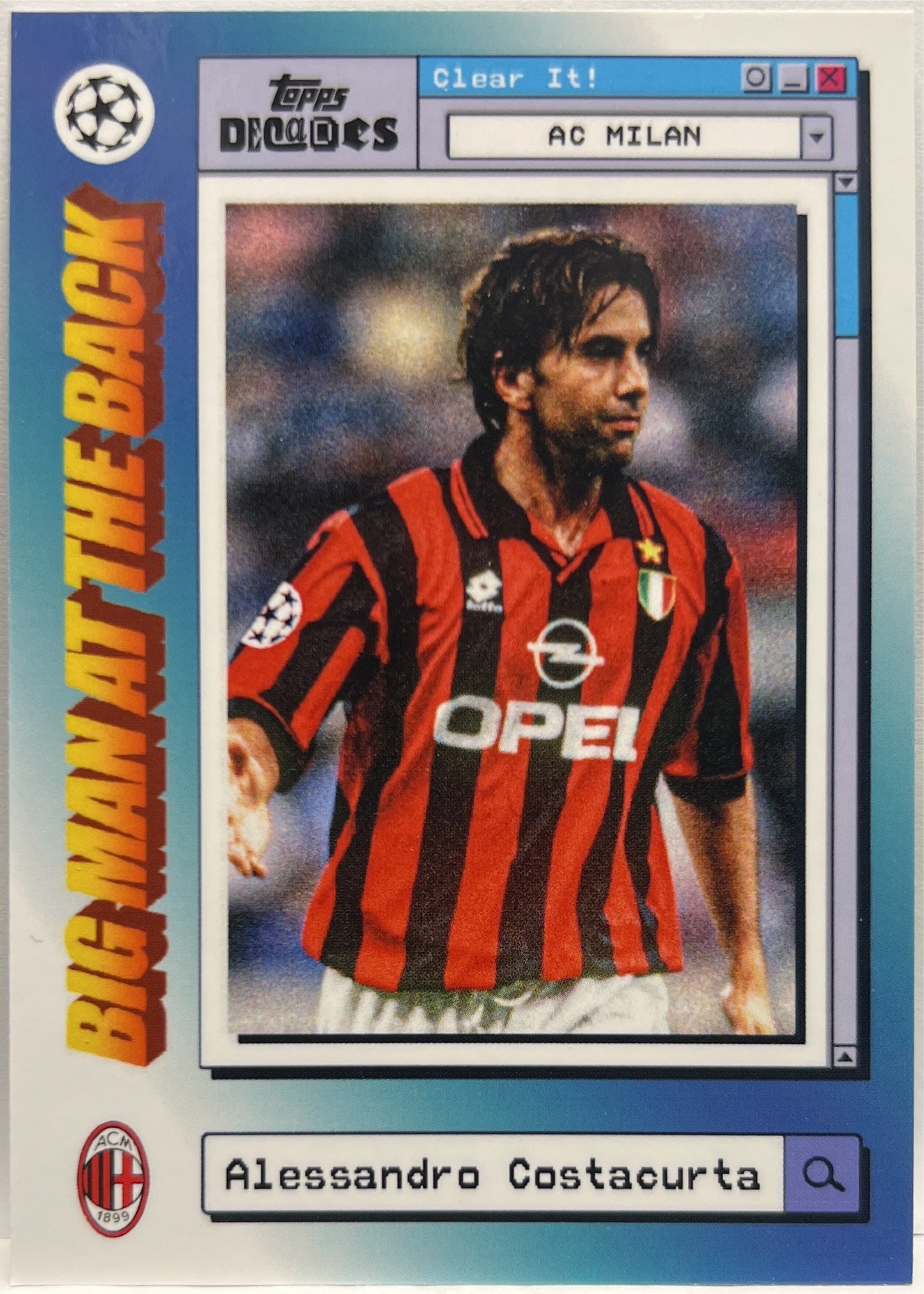 Mancolista-Big Man At The Back-Topps Decade UCC 2025