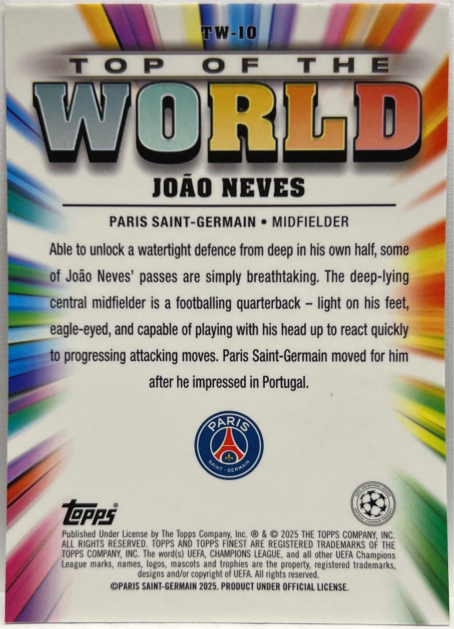 Mancolista-Top Of The World-Topps Finest UCC 2024/25