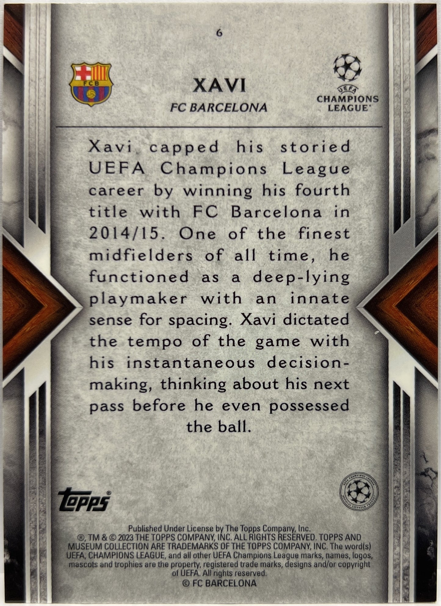 Xavi Topps Museum 2022/23