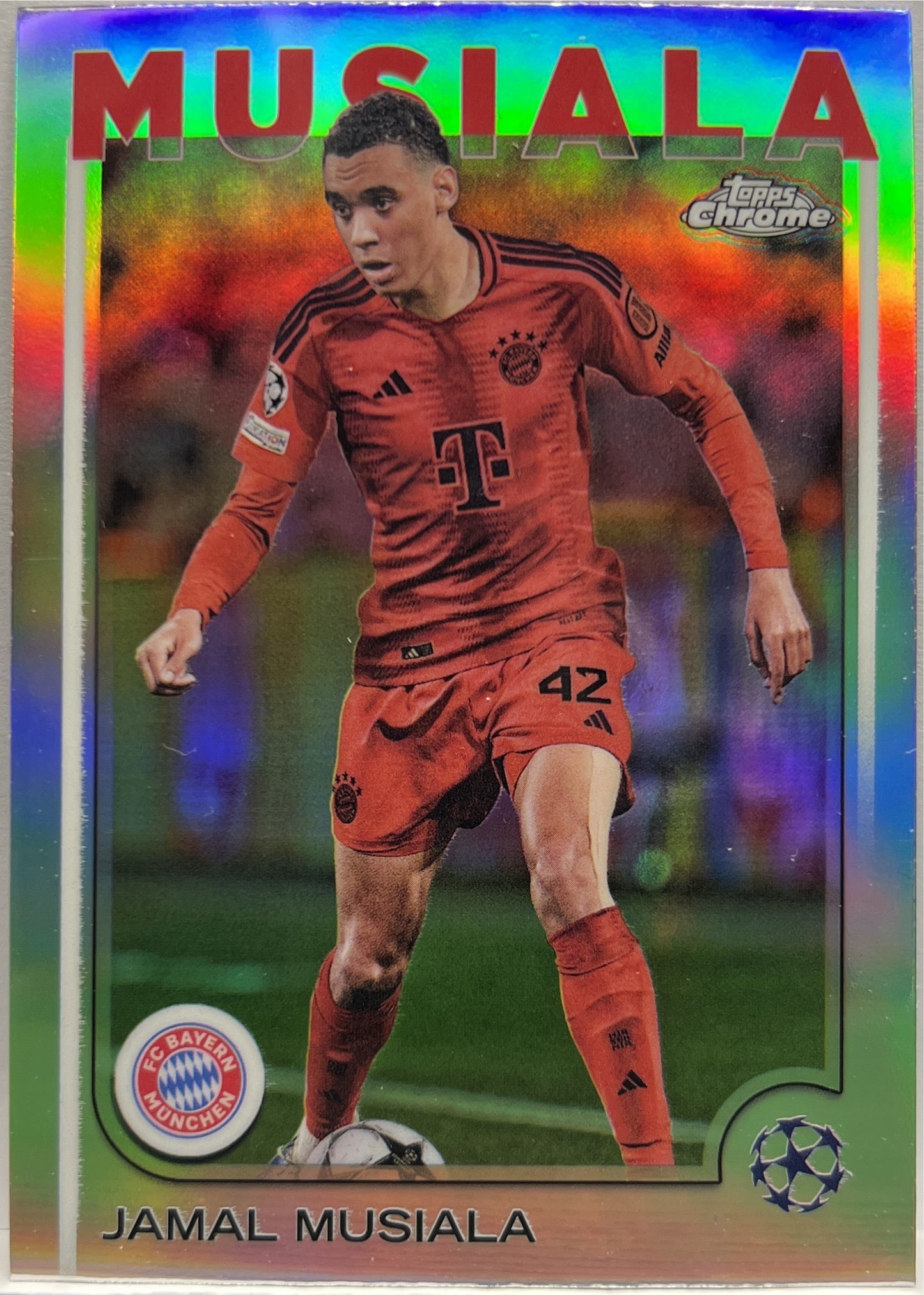Mancolista-Base Refractors-Topps Chrome UCC 2024/25 (1-100) Parte 1