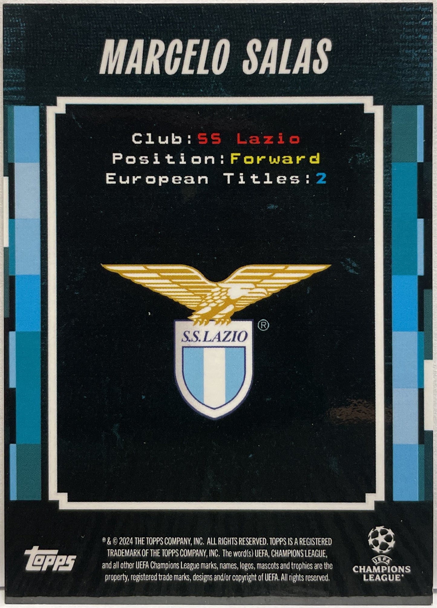 Marcelo Salas 2/49 Terrace Heroes Blue Topps Decades 2024/25