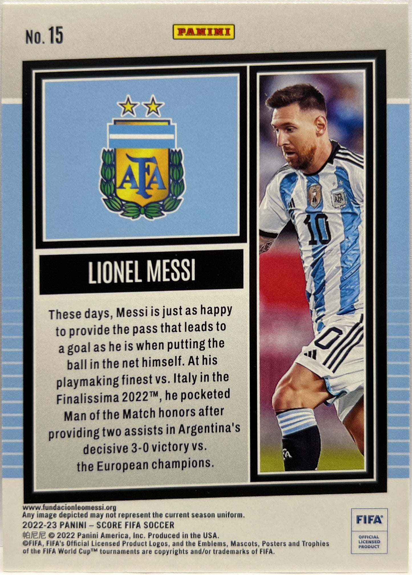 Lionel Messi Score Fifa 2022/23