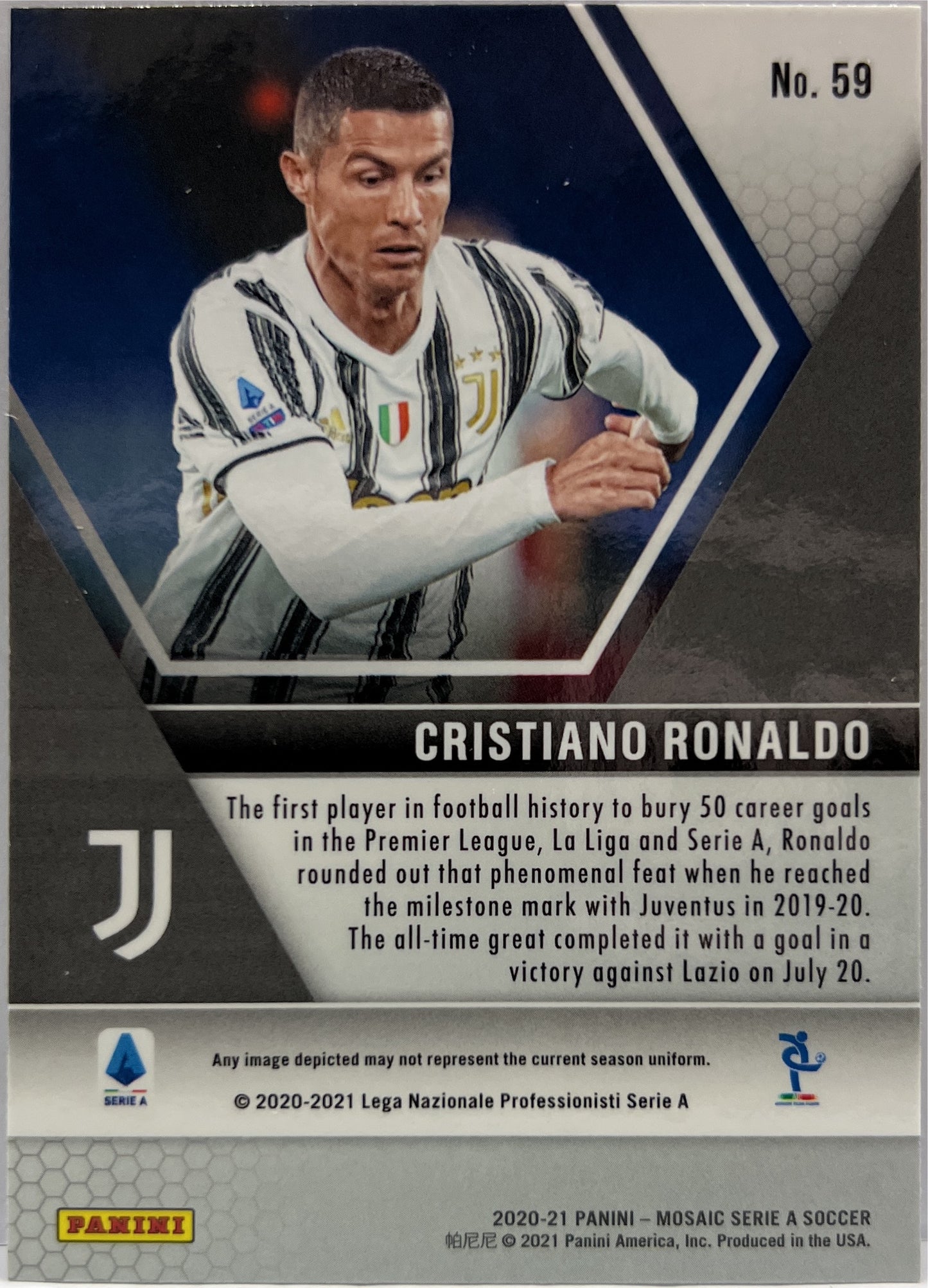 Cristiano Ronaldo Mosaic Serie A 2020/21
