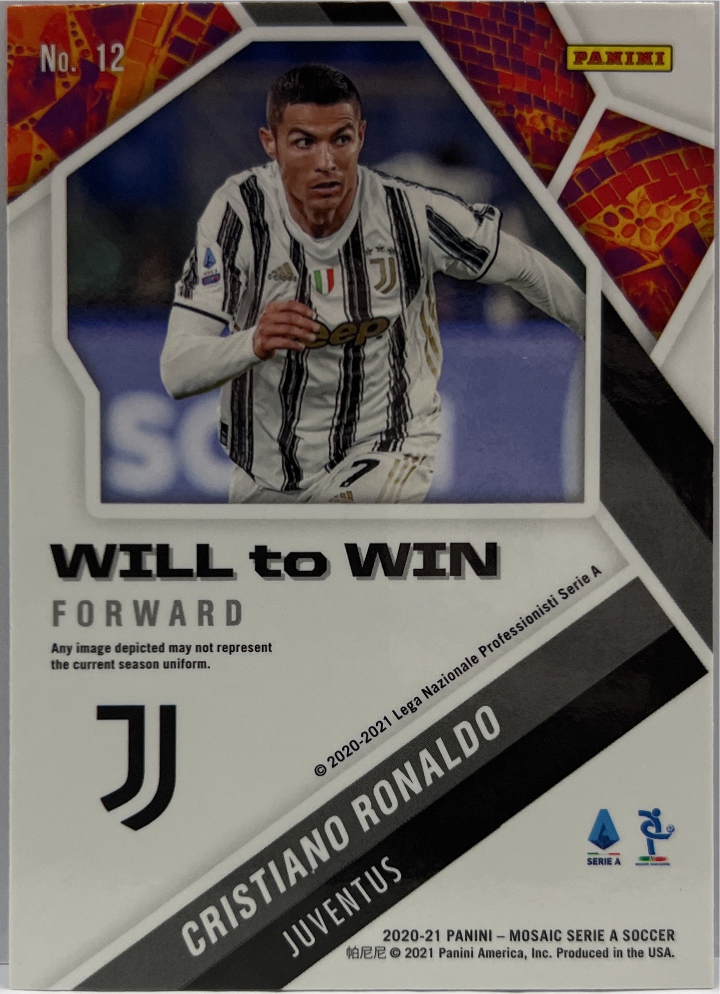 Cristiano Ronaldo Will To Win Mosaic Serie A 2020/21