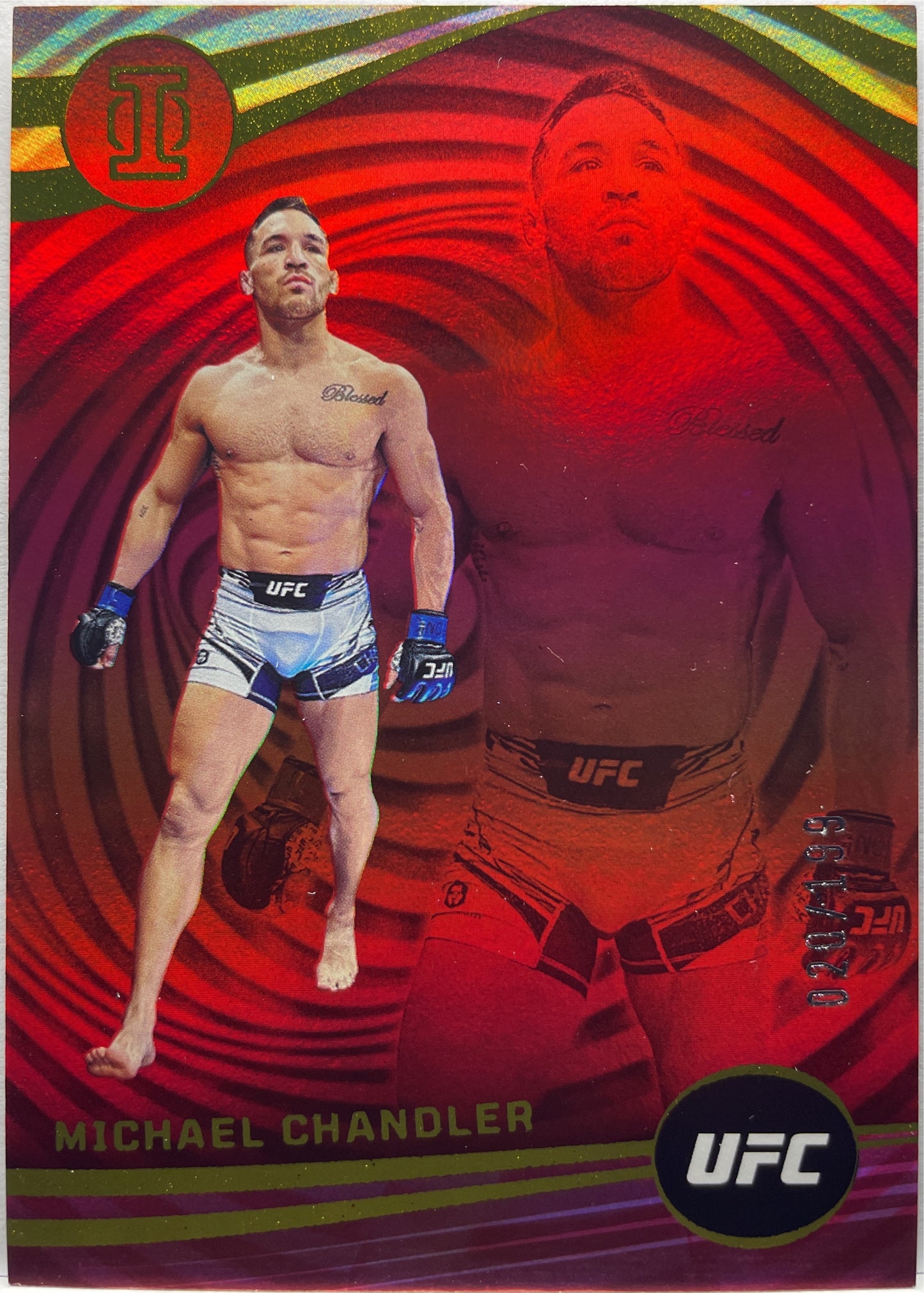 Michael Chandler 20/199 Illusions Red Chronicles UFC 2023
