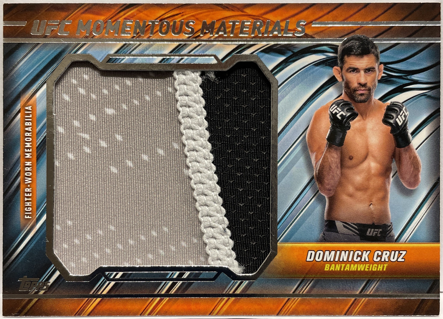 Dominick Cruz Patch Worn Topps Knockout UFC 2024