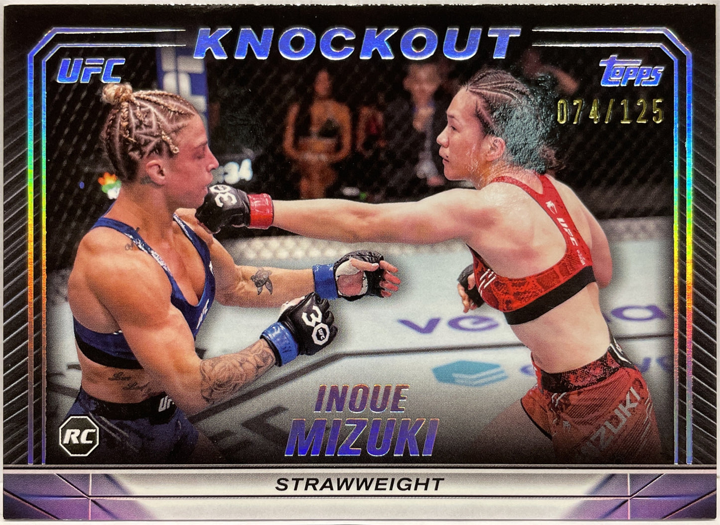 Inoue Mizuki 74/125 Rookie Topps Knockout UFC 2024