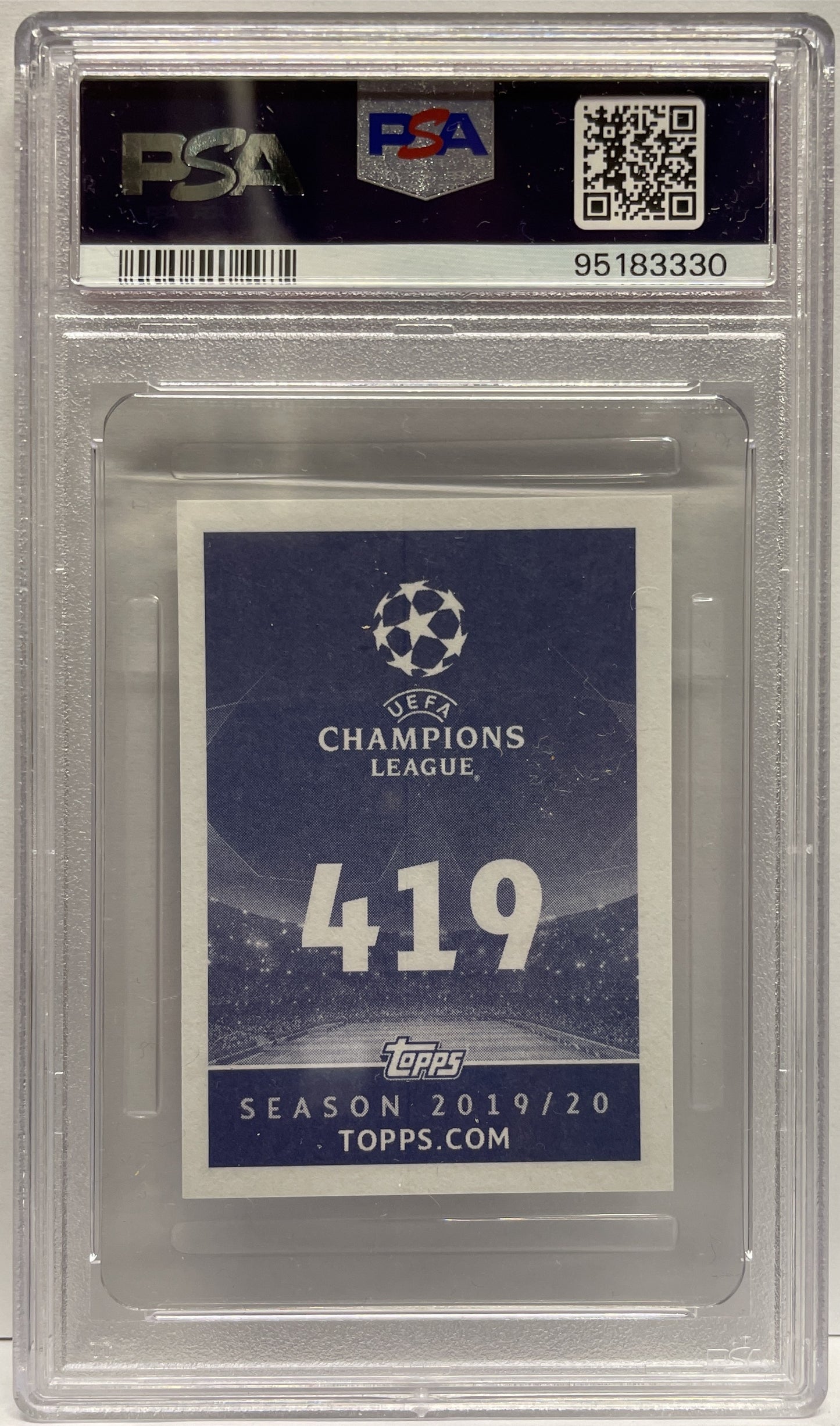 PSA 5 - Erling Haaland - Topps UCL Stickers 2019/20