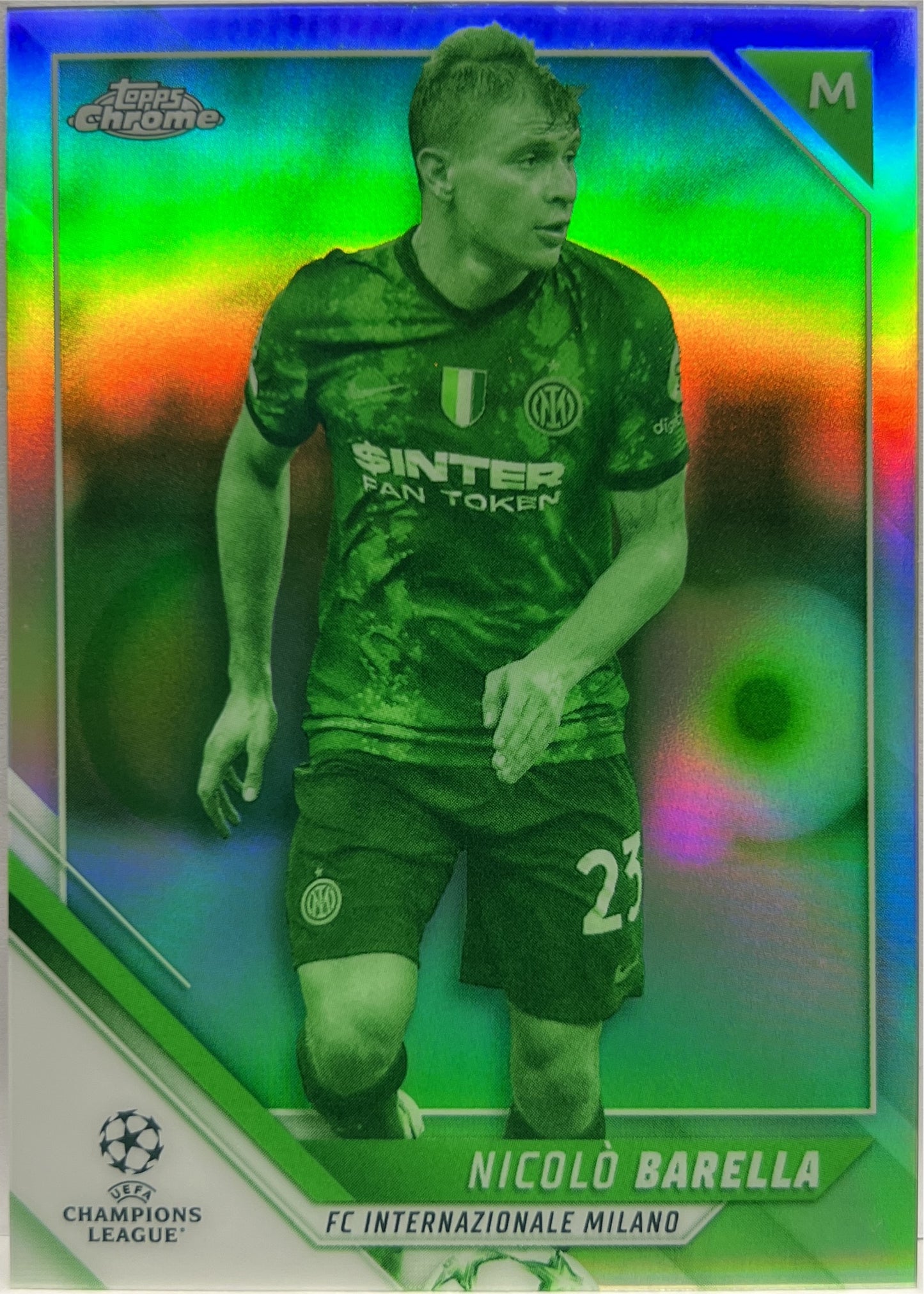 Nicolo Barella 153/225 Topps Chrome UCL 2021/22