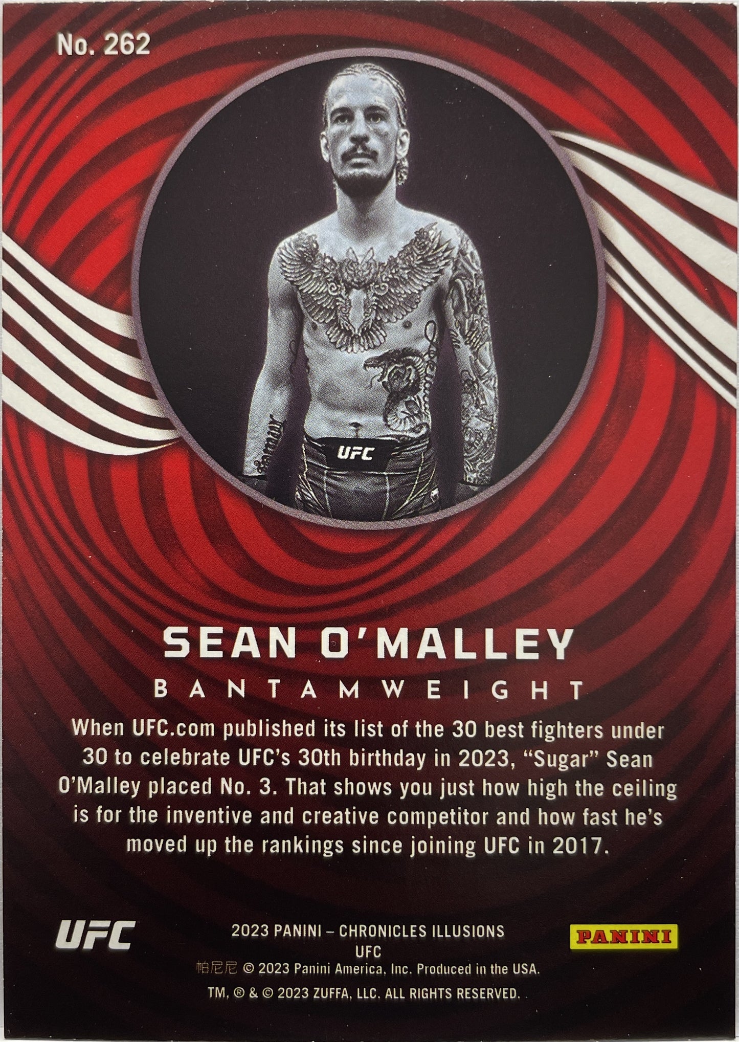 Mancolista-Illusions-Panini Chronicles UFC 2023