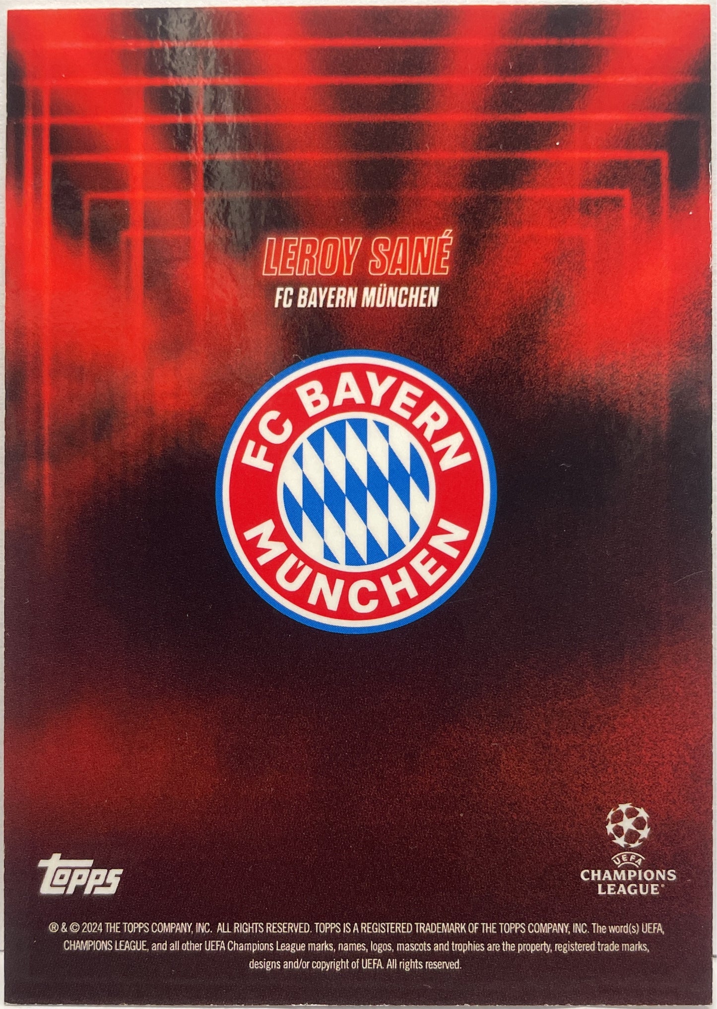 Leroy Sane 1/10 Autograph Topps Showtime 2023/24