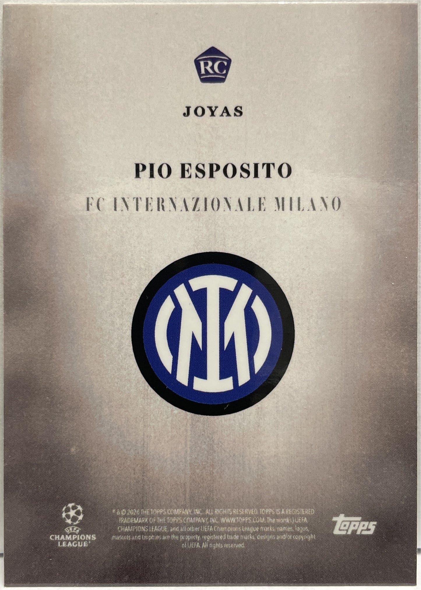 Mancolista-Joyas-Topps Simplicidad 2025/26