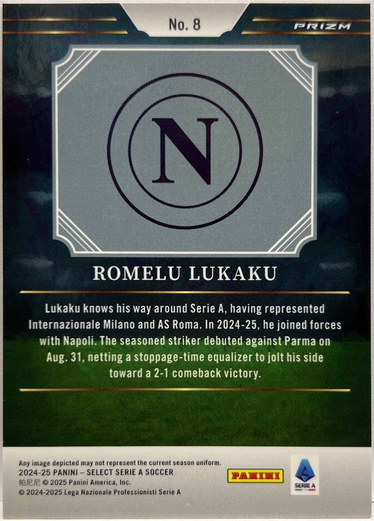 Romelu Lukaku Artistic Impressions Select Serie A 2024/25