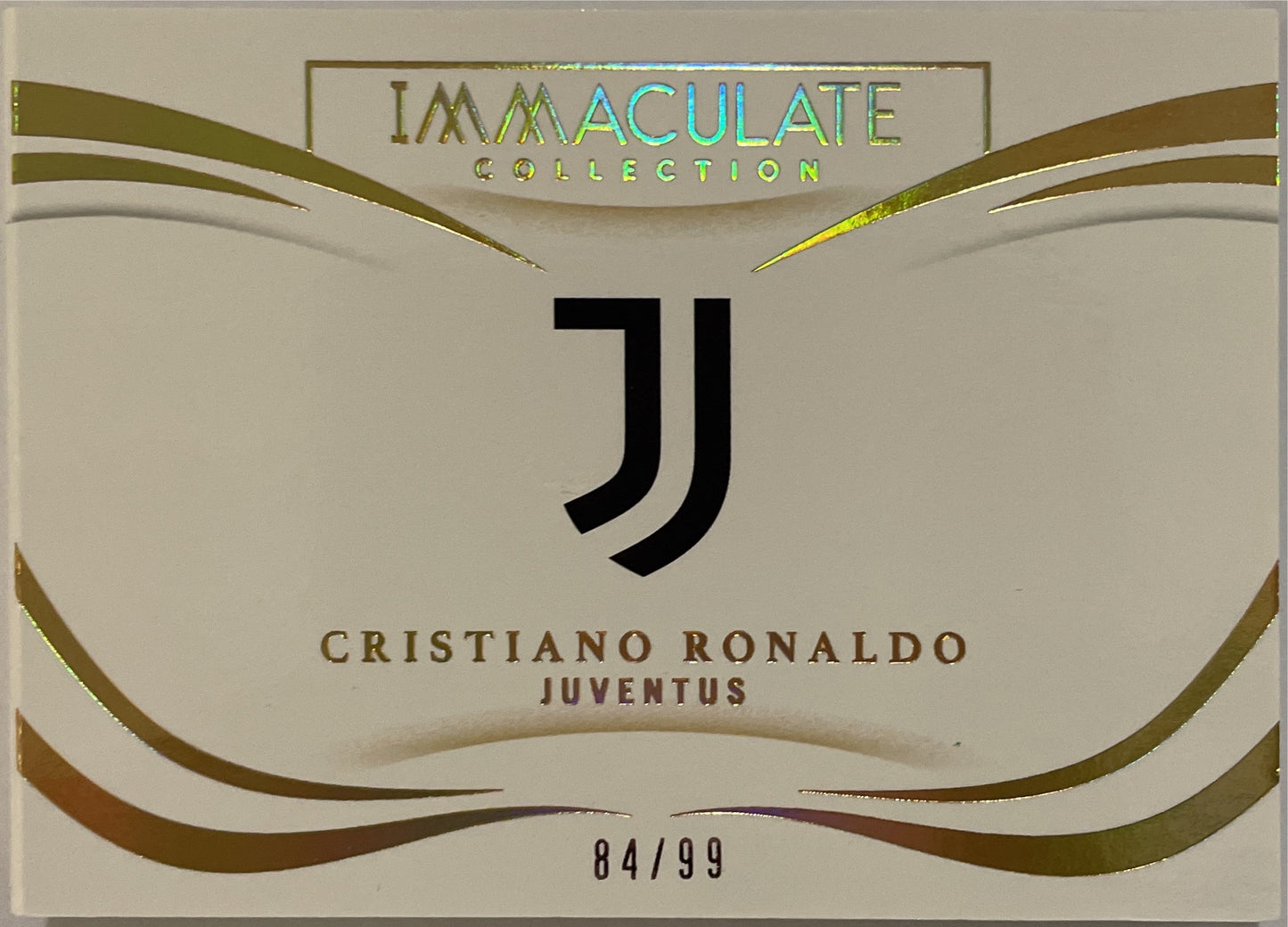 Cristiano Ronaldo 84/99 Booklet Patch Worn Autograph Panini Immaculate 2020