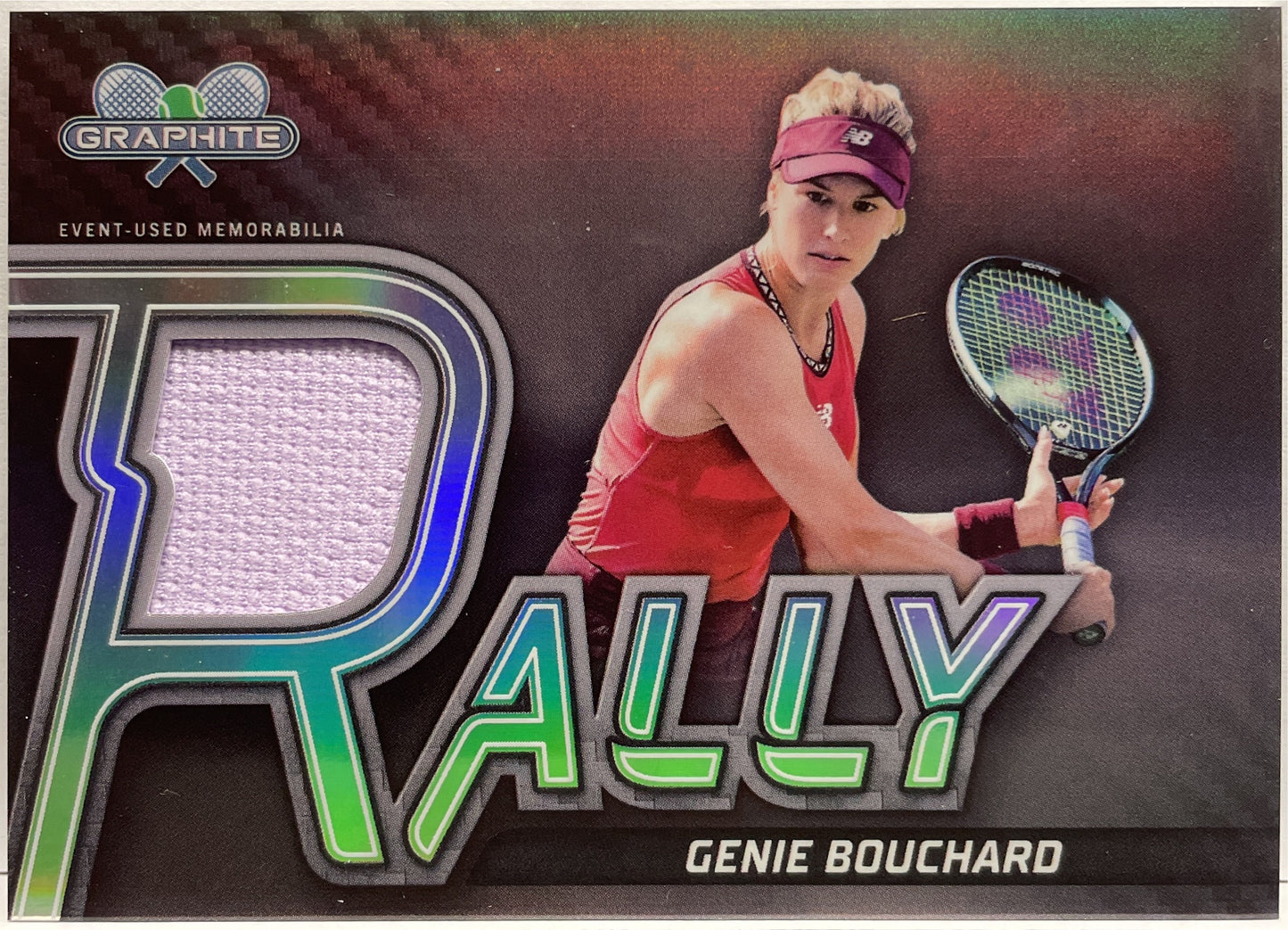 Genie Bouchard Patch Rally Topps Tennis Graphite 2024