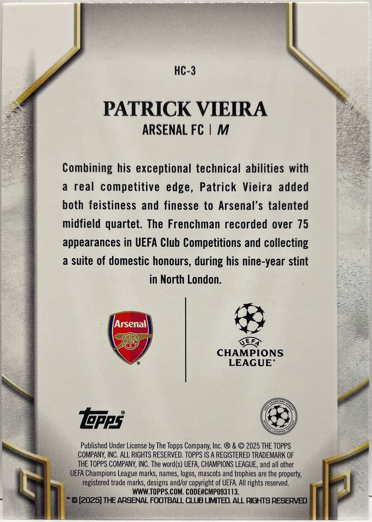 Mancolista-Historic Captains-Topps UCC 2024/25