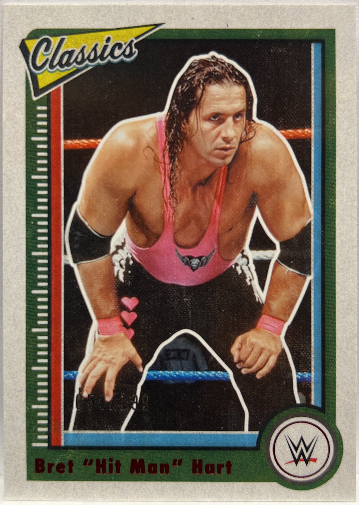Bret Hit Man Hart 54/199 Classic Chronicles WWE 2023