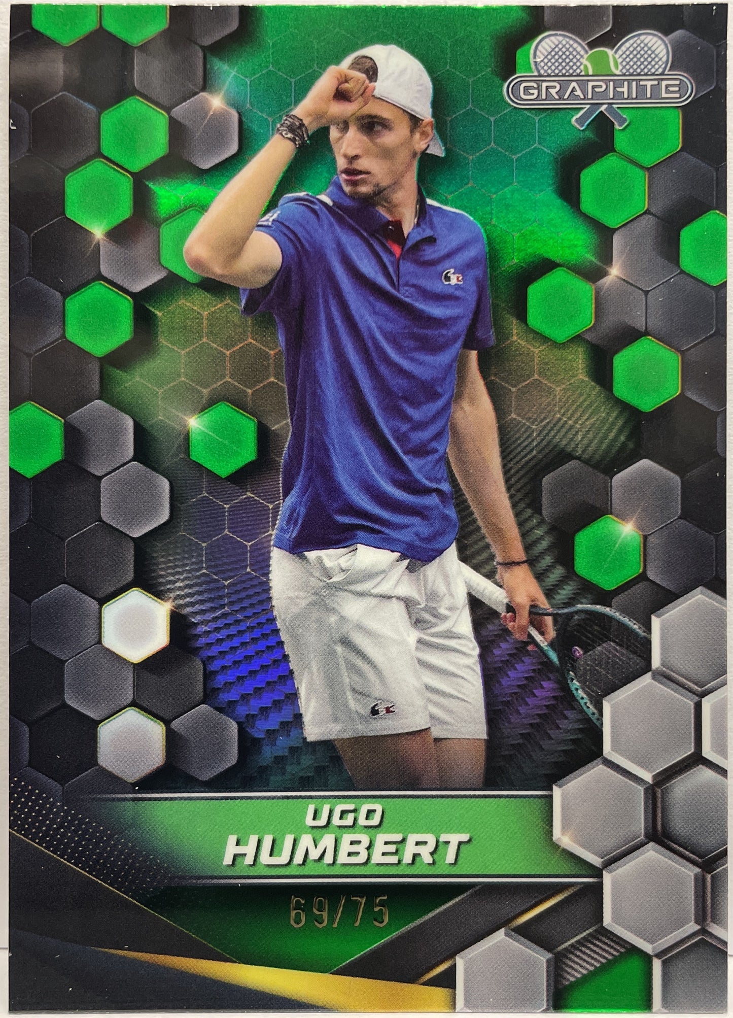 Ugo Humbert 69/75 Green Topps Tennis Graphite 2024