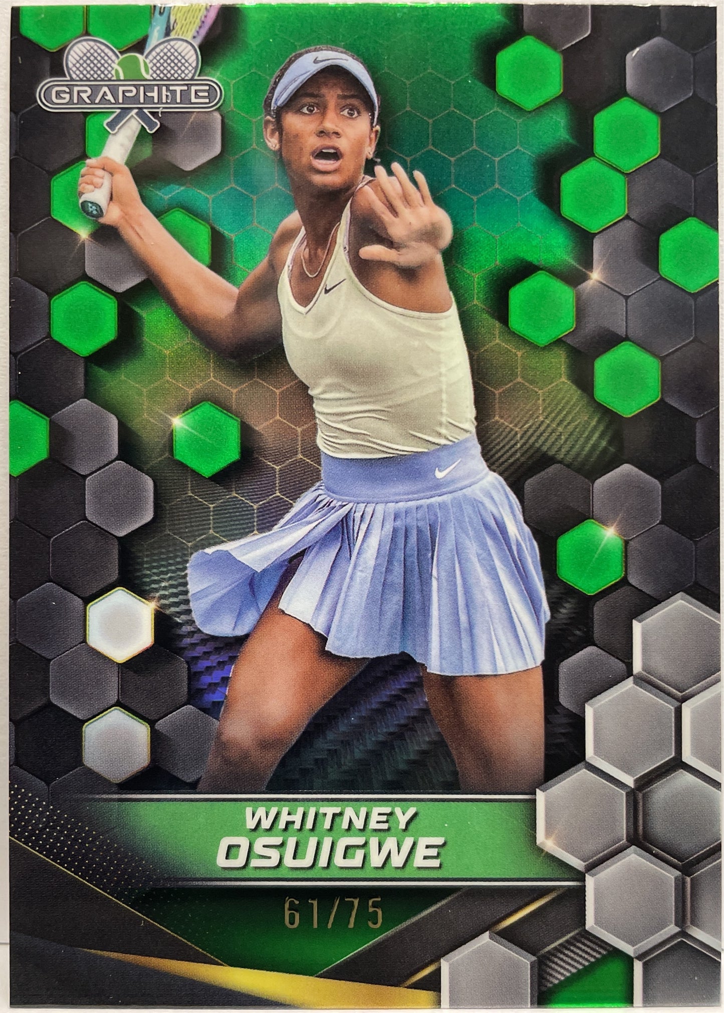 Whitney Usuigwe 61/75 Green Topps Tennis Graphite 2024
