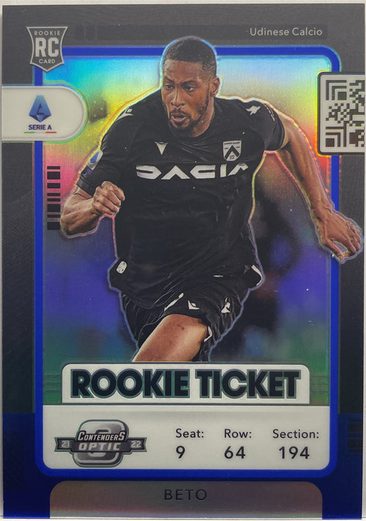 Beto 59/99 Rookie Ticket Panini Chronicles 2021/22