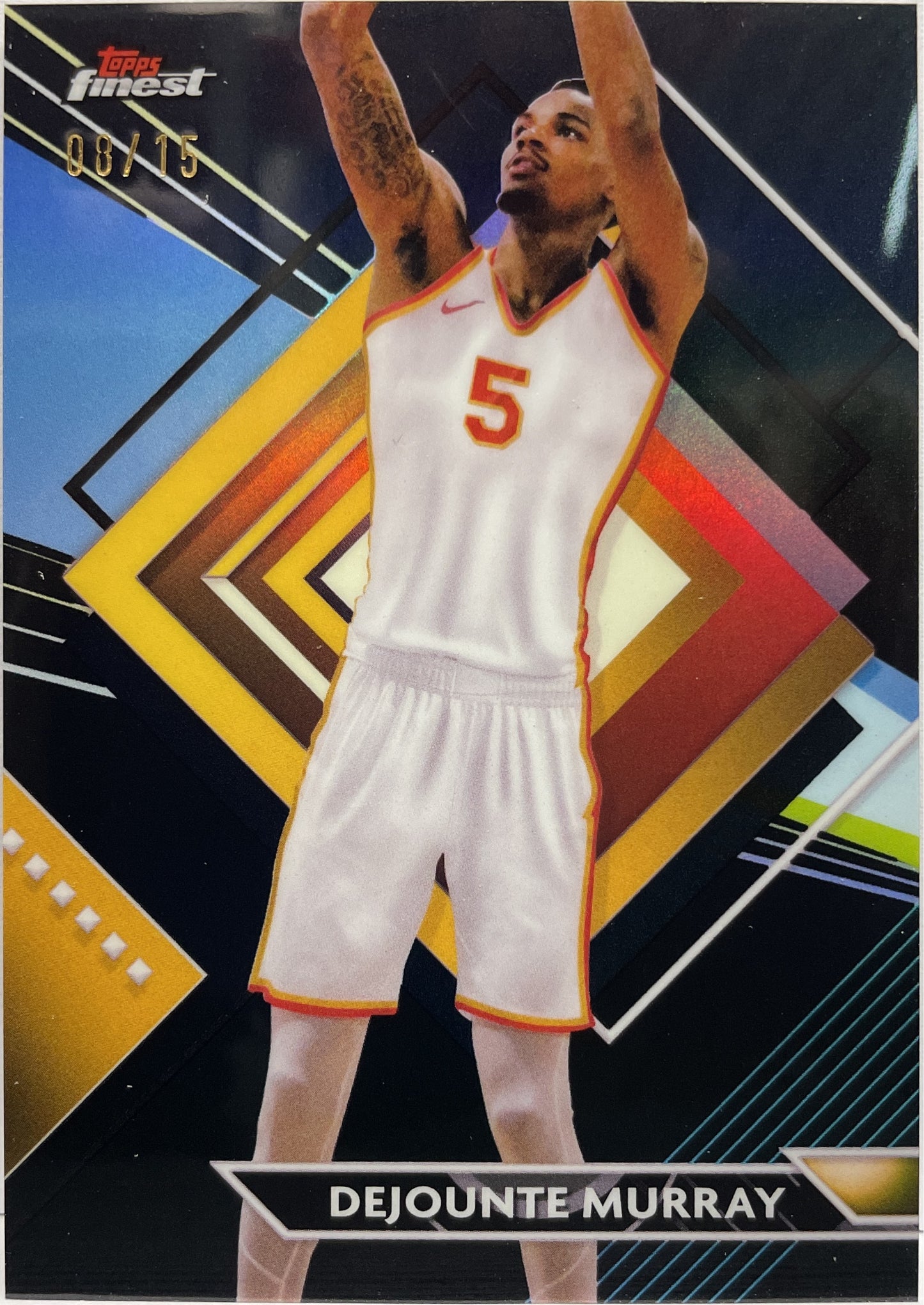 Dejounte Murray 8/15 Black Topps Finest NBA Basketball 2023/24