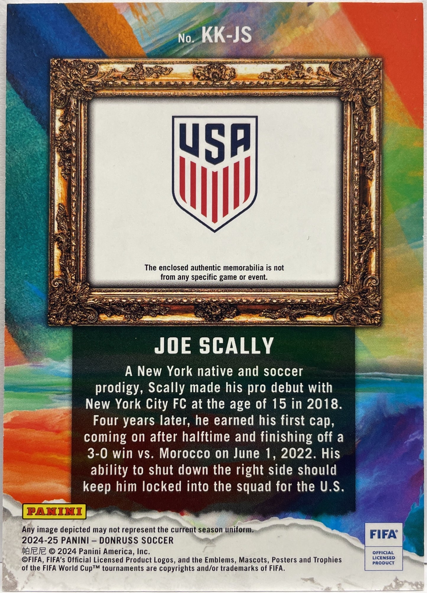 Joe Scally Patch Kit Kings Donruss Fifa 2024/25
