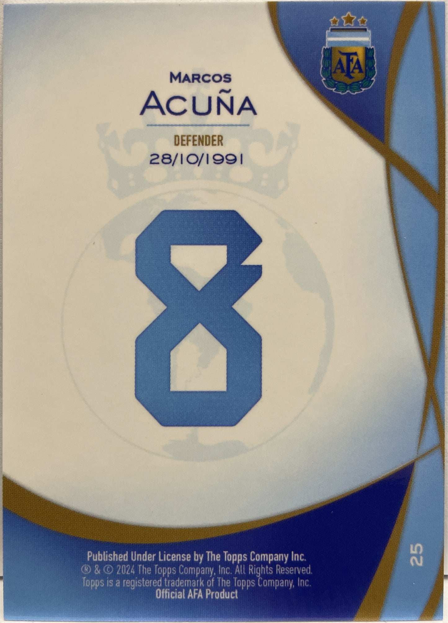 Marcos Acuna Topps Lineage Argentina 2024