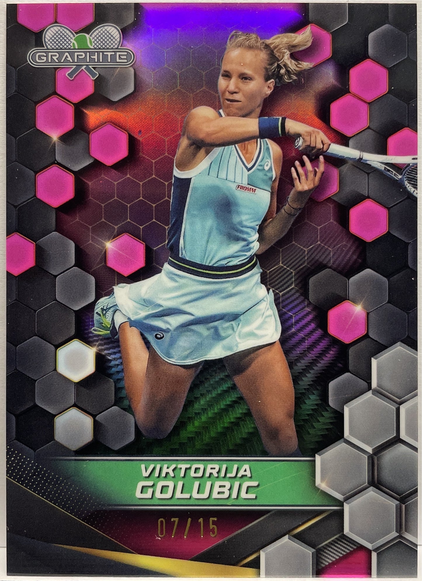 Viktorija Golubic 7/15 Pink Topps Tennis Graphite 2024