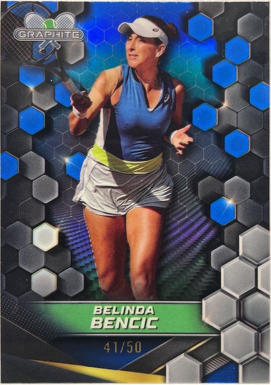 Belinda Bencic 41/50 Blue Topps Tennis Graphite 2024