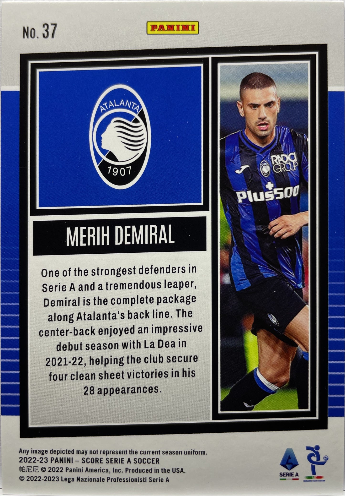 Merih Demiral 35/45 Pink Swirl Score Serie A 2022/23