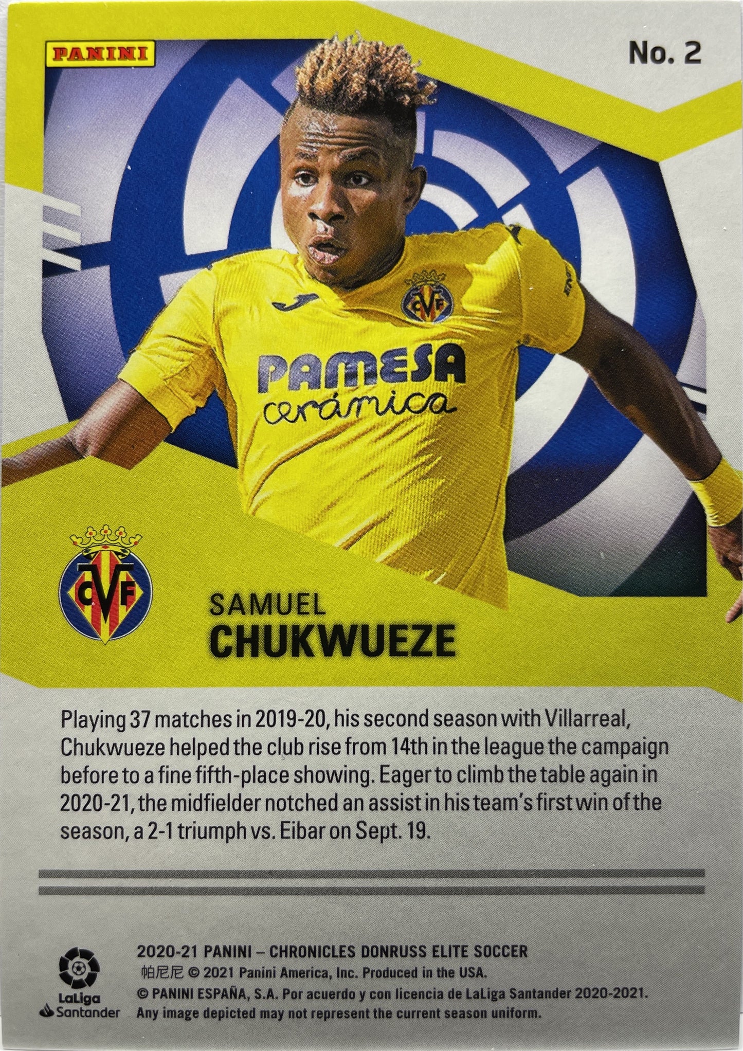 Samuel Chukwueze 47/88 Elite Aspirations Chronicles 2020/21