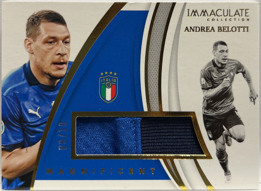 Andrea Belotti 9/10 Patch Magnificent Immaculate Collection 2021