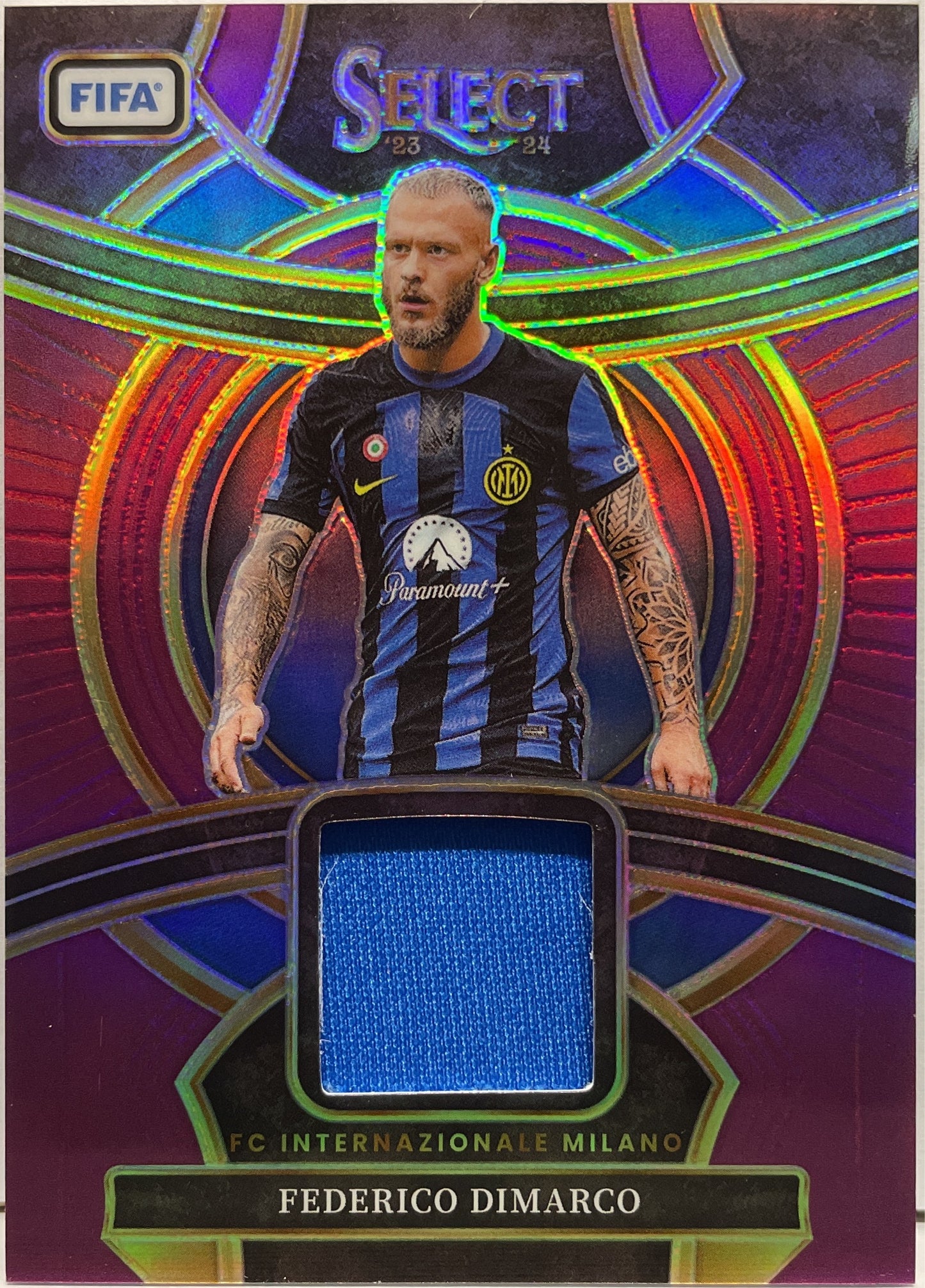 Federico Dimarco 16/49 Patch Swatches Purple Select Fifa 2023/24