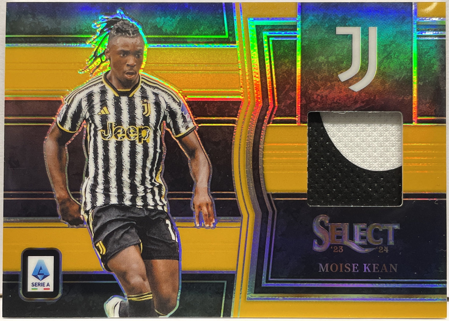 Moise Kean 10/10 Patch Memorabilia Gold Select Fifa 2023/24
