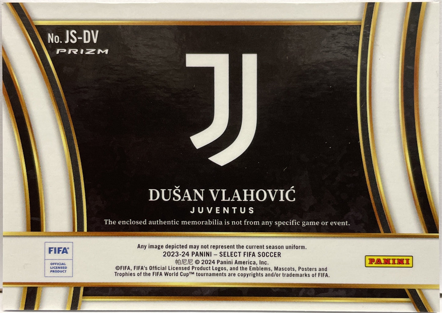 Dusan Vlahovic Patch Jumbo Swatches Select Fifa 2023/24