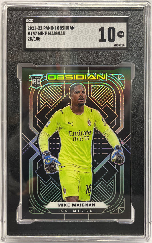 SGC 10 - Mike Maignan 28/105 Rookie - Obsidian 2021/22