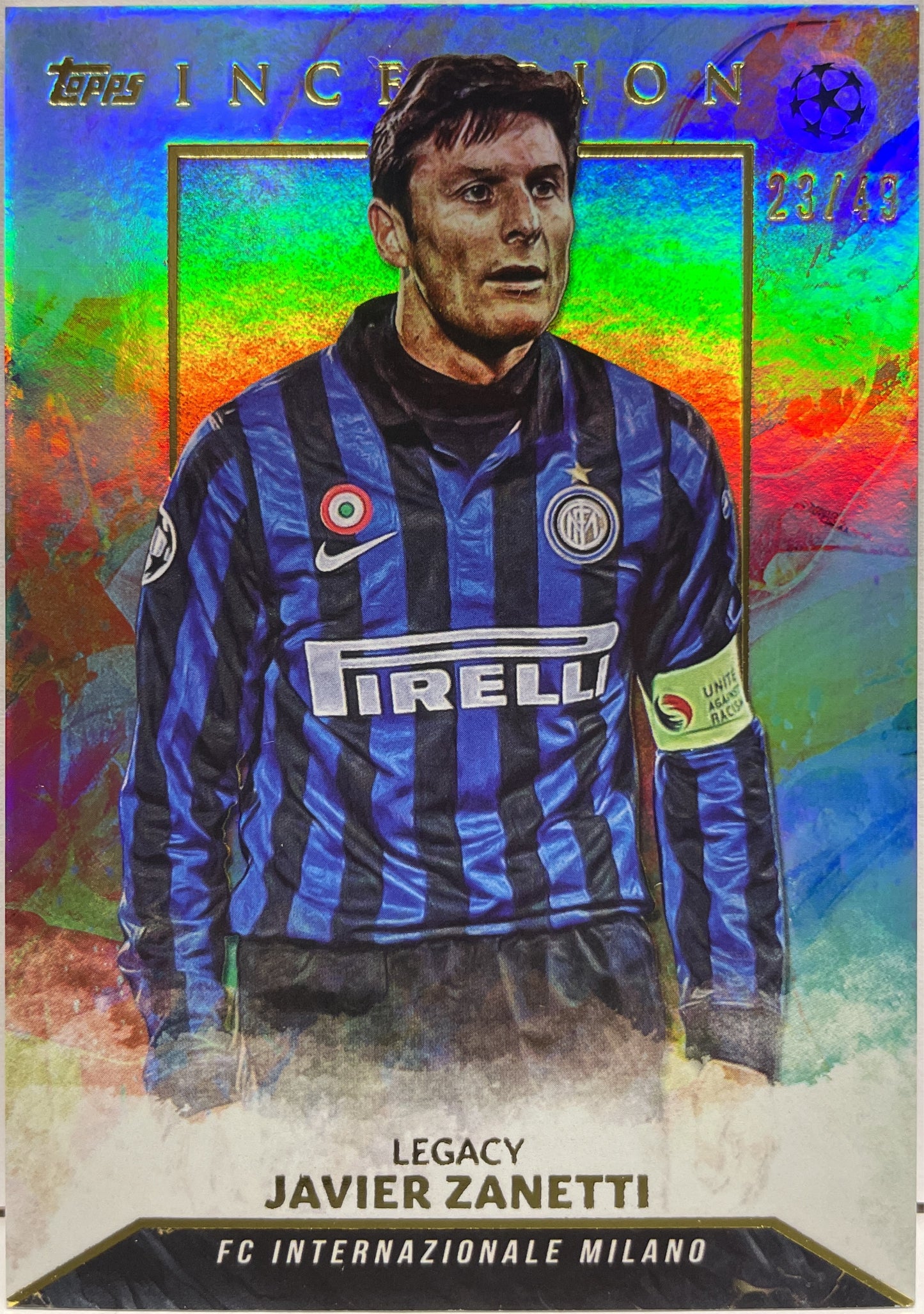 Javier Zanetti 23/49 Legacy Topps Inception 2023/24