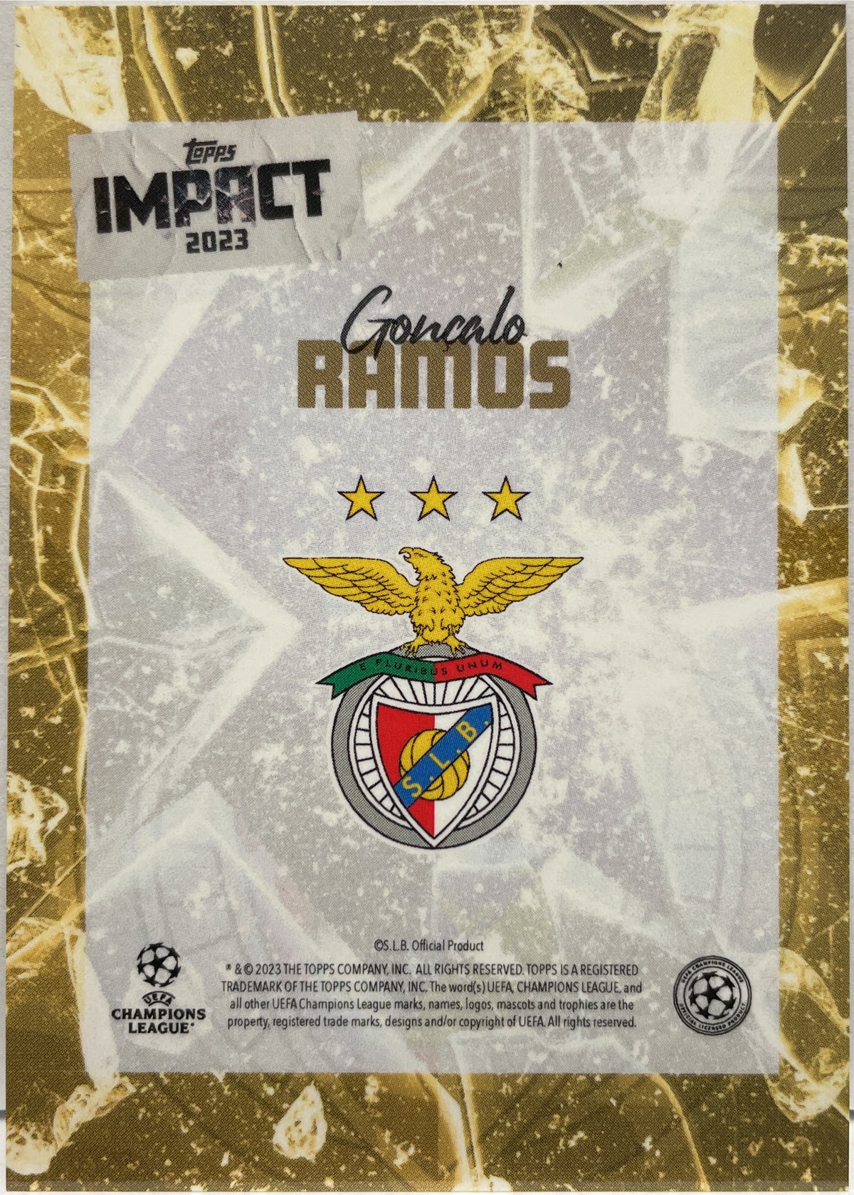 Goncalo Ramos 1/1 Topps Impact 2022/23