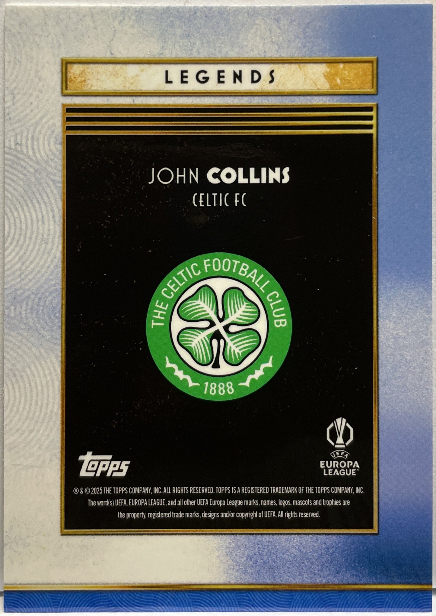 John Collins 47/99 Blue Topps Deco 2025/26